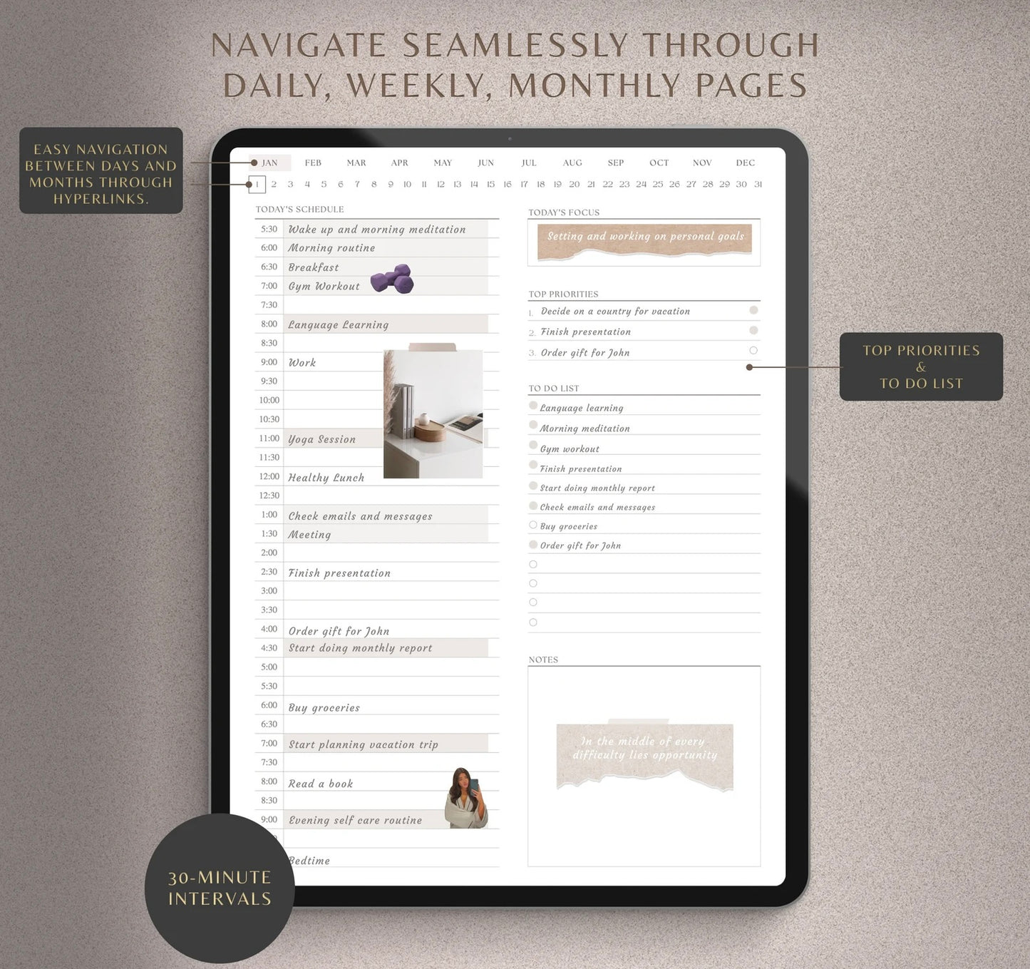 Elegant Digital Planner (for Ipad)